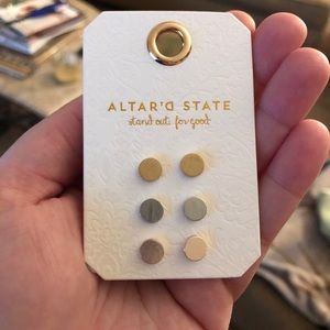 Set of 3 Pairs of Earrings